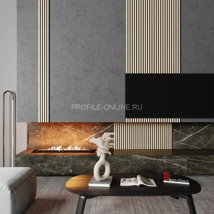 Отделочная стеновая декоративная панель 3D 240х13х3000 мм Decor-Dizayn 916-63SH из полистирола под дерево 3 м