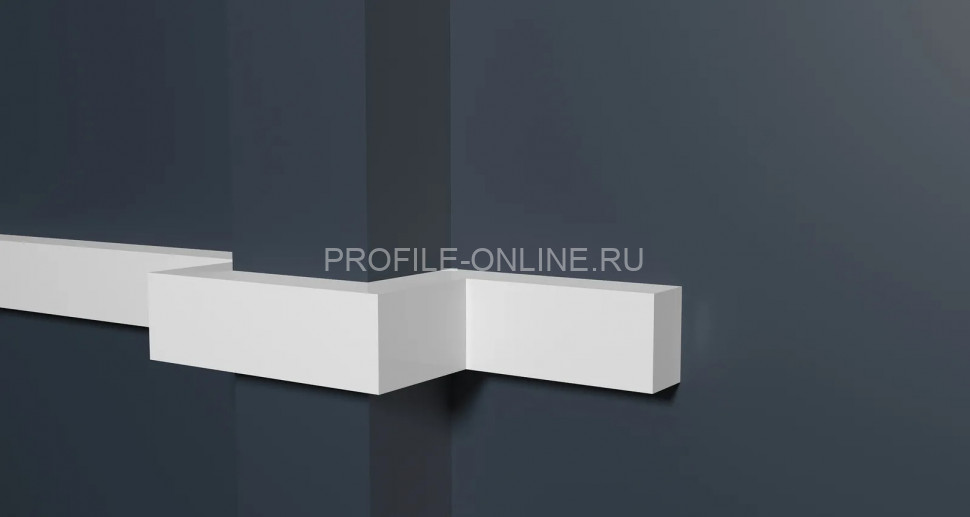 Декоративный молдинг 30х20 мм Decor-Dizayn DD611(3m) полистирол белый, под покраску 3 м