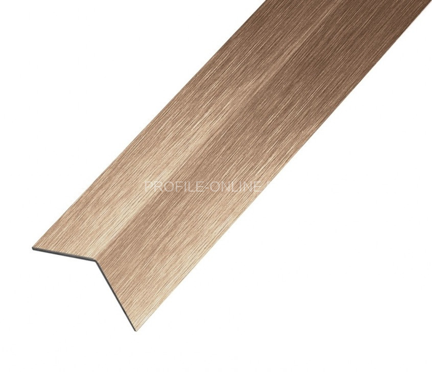 Равнополочный уголок 40х40 мм из нержавеющей стали SS 304 FSAP002-40-RS S.S.304 розовое золото сатинированное 3 м