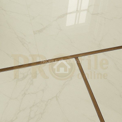 Латунный П-профиль PU 10 OA 10х10х10 антик 2,7м