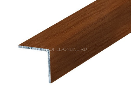 Алюминиевый уголок 30х30 равнополочный КД Вишня 2,7 м (упаковка 10 штук)