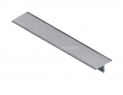 Т-образный профиль алюминиевый 10 мм NEEXY PV101-02 MS серебро матовое 2.7 м