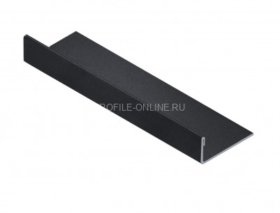 L-образный профиль из нержавеющей стали 10 мм NEEXY PVS93-17 SMBL песок черный 2.7 м