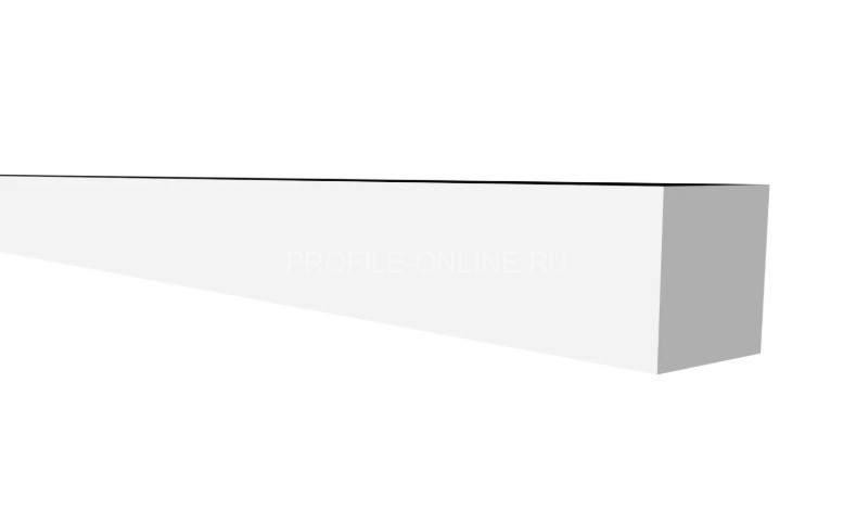 Декоративный молдинг 30х20 мм Decor-Dizayn DD611 полистирол белый, под покраску 2 м