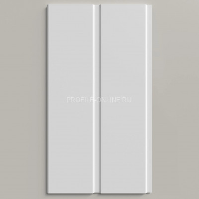 Отделочная стеновая декоративная панель 3D 220х10х3000 мм Decor-Dizayn DD921(3m) из полистирола белая, под покраску 3 м