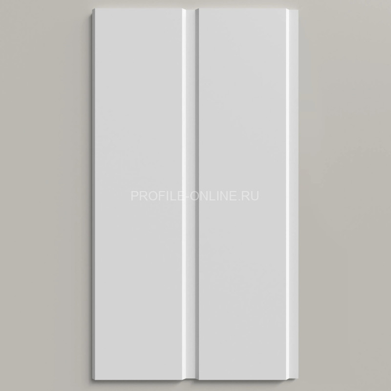 Отделочная стеновая декоративная панель 3D 220х10х3000 мм Decor-Dizayn DD921(3m) из полистирола белая, под покраску 3 м