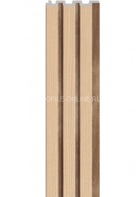 Стеновая реечная панель VOX LINERIO M-LINE дерево 2650х122х12 мм