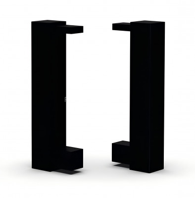 Заглушки для напольного плинтуса 60 мм Диал 9143з черный (кмп левая+правая)