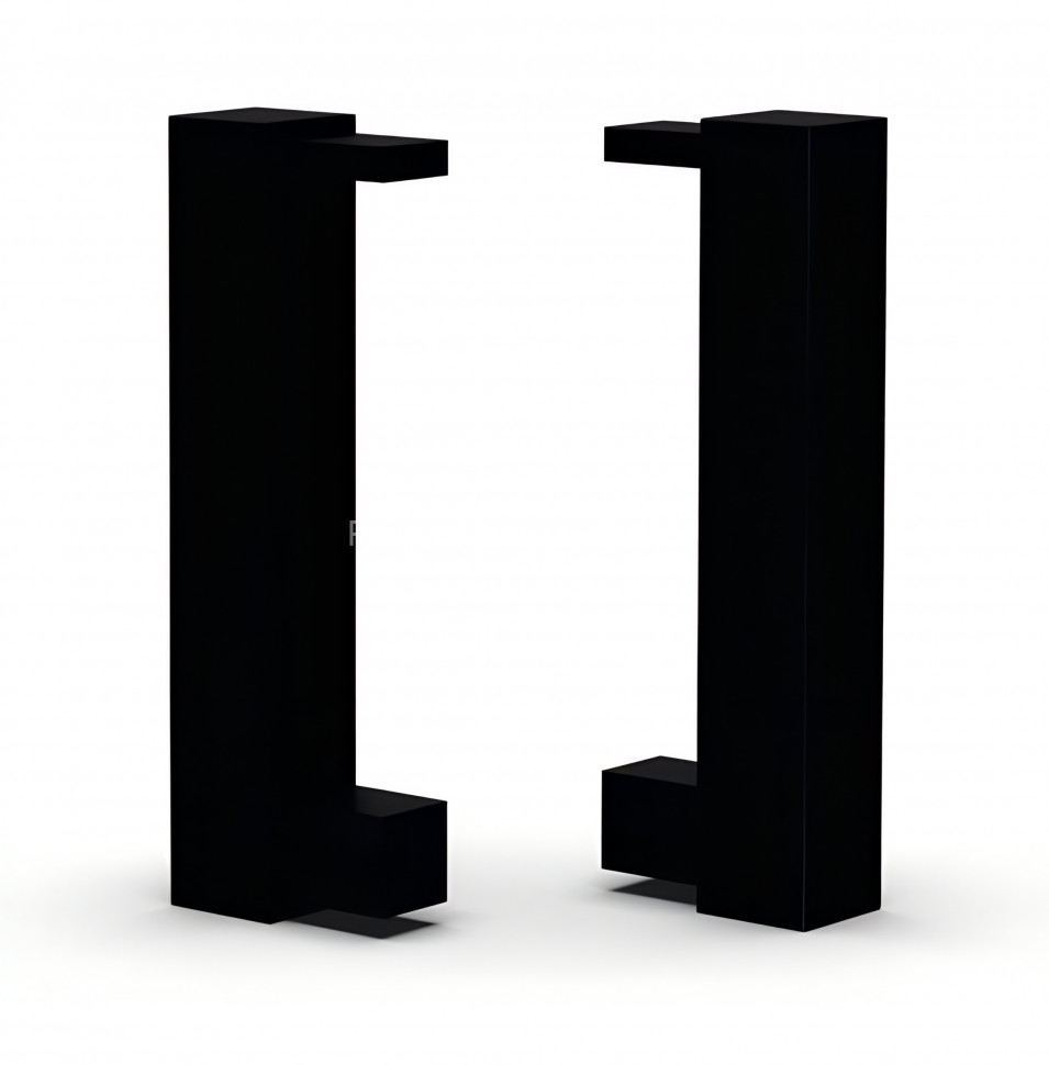 Заглушки для напольного плинтуса 60 мм Диал 9143з черный (кмп левая+правая)