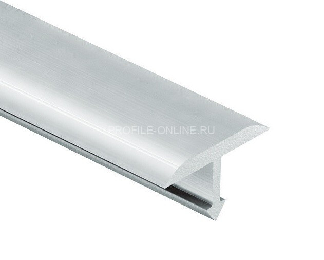 Алюминиевый Т-образный профиль округлый 10 мм PV33-00 натуральный 2,7 м
