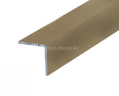 Алюминиевый уголок 40х40 равнополочный Бронза РЕ 2,7 м (упаковка 10 штук)