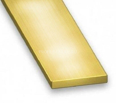 Латунная полоса 15 мм Progress Profiles PIOL 152 полированный 2,7 м