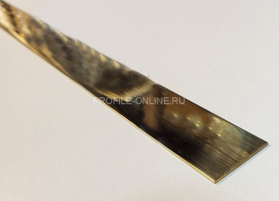 Латунная полоса 15 PP 15 ON полированная 3м