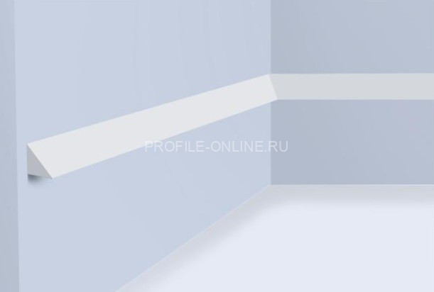 Молдинг 10х10 мм HiWood TR10 белый 200 см