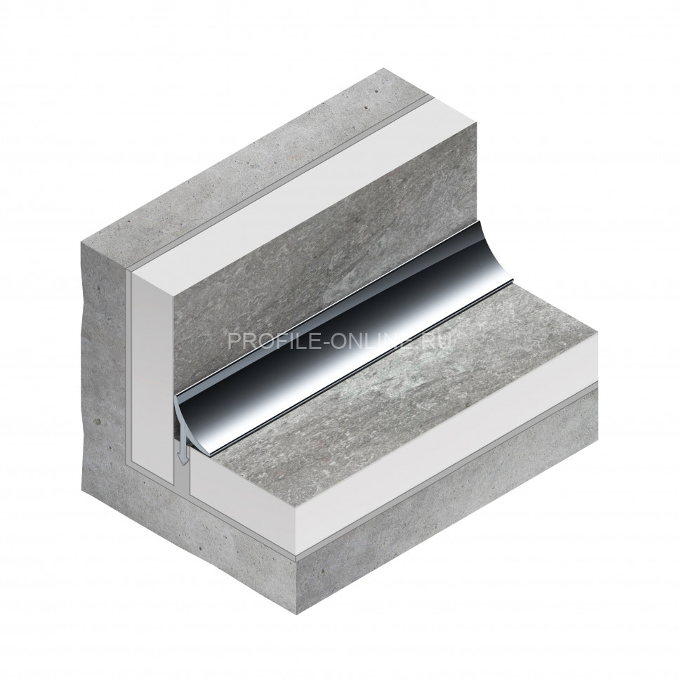 Внутренний угловой профиль алюминиевый NEEXY PV30-14 MRG розовый матовый 2.7 м