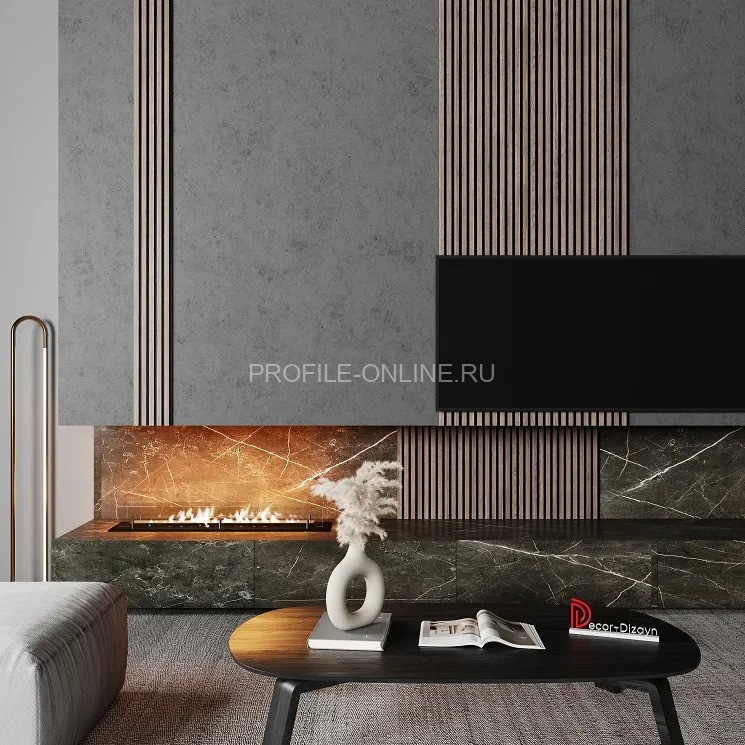 Отделочная стеновая декоративная панель 3D 240х13х3000 мм Decor-Dizayn 916-66SH из полистирола под дерево 3 м