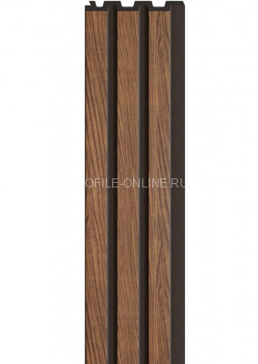 Стеновая реечная панель VOX LINERIO M-LINE мокка 2650х122х12 мм