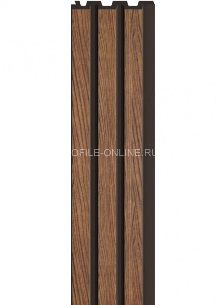 Стеновая реечная панель VOX LINERIO M-LINE мокка 2650х122х12 мм