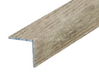 Алюминиевый уголок 30х30 равнополочный КД Дуб венеция 2,7 м (упаковка 10 штук)