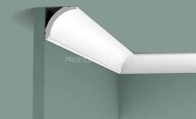 Гибкий потолочный плинтус Orac Decor Duropolymer CX109F белый полистирол 44х44 мм 200 см