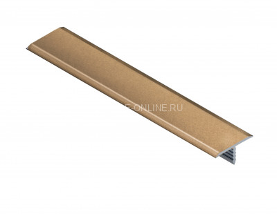 Т-образный профиль алюминиевый 10 мм NEEXY PV101-05 BG золото блестящее 2.7 м