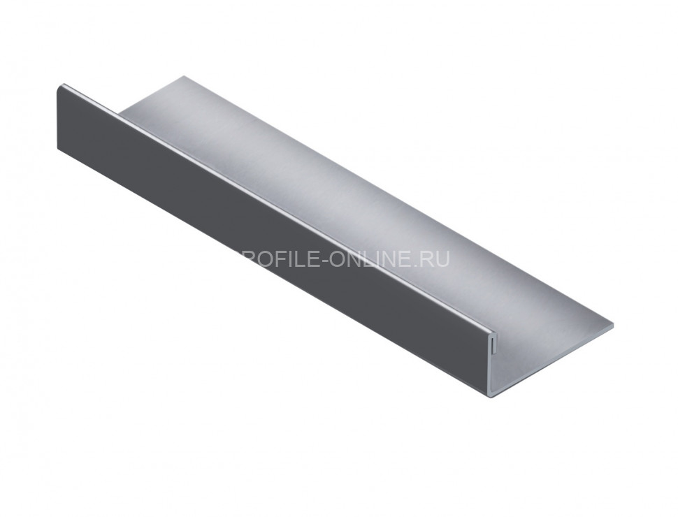 L-образный профиль из нержавеющей стали 10 мм NEEXY PVS93-21 BL-D антрацит зеркальный 2.7 м