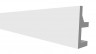 Декоративный молдинг 80х25 мм Decor-Dizayn DD615 полистирол белый, под покраску 2 м