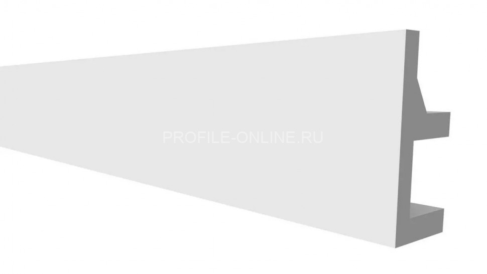 Декоративный молдинг 80х25 мм Decor-Dizayn DD615 полистирол белый, под покраску 2 м