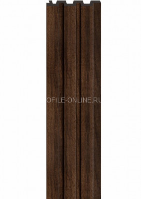Стеновая реечная панель VOX LINERIO M-LINE шоколад 2650х122х12 мм