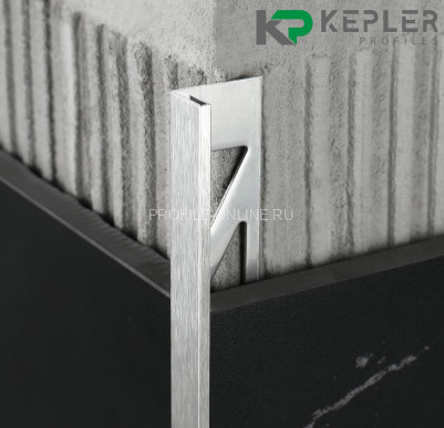 L-образный профиль 10х3 мм из нержавеющей стали SS 304 FSBP019-10 S S.S.304 сатинированный 2.7 м