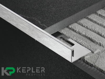 L-образный профиль 10х3 мм из нержавеющей стали SS 304 FSBP019-10 S S.S.304 сатинированный 2.7 м