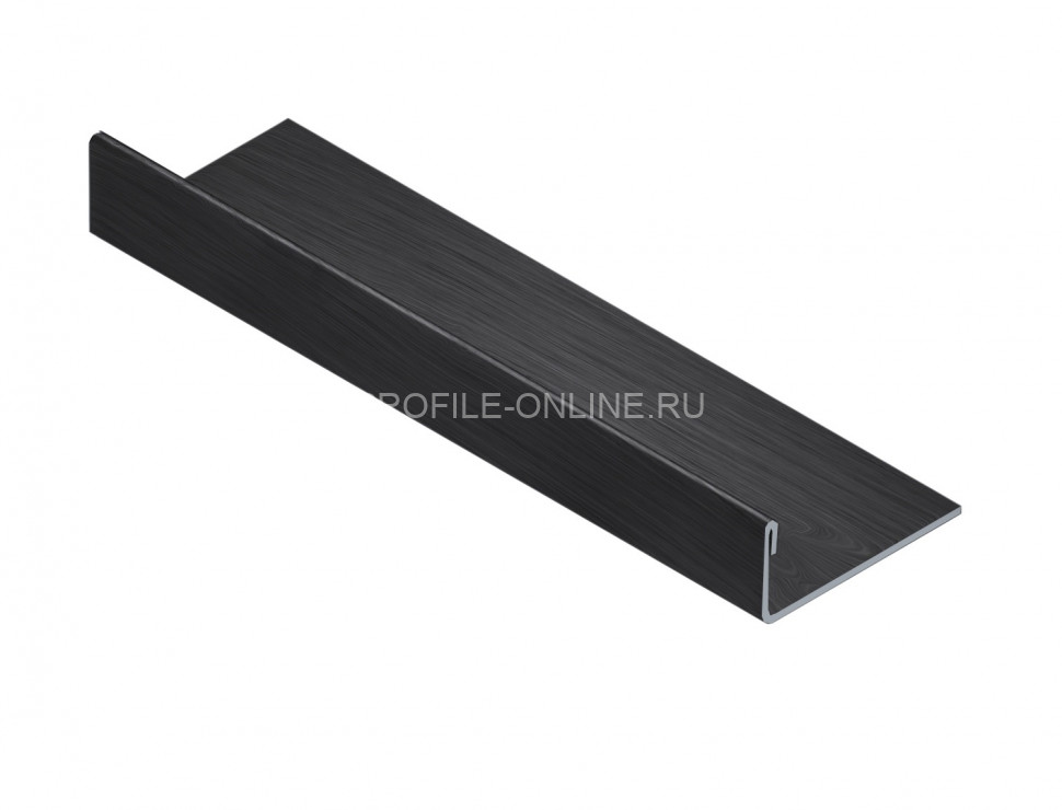 L-образный профиль из нержавеющей стали 10 мм NEEXY PVS93-22 BBL-L антрацит браш 2.7 м