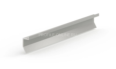 Теневой плинтус 11х24 мм скрытого монтажа универсальный алюминиевый Laconistiq Novel mini серебро 300 см зазор 20 мм
