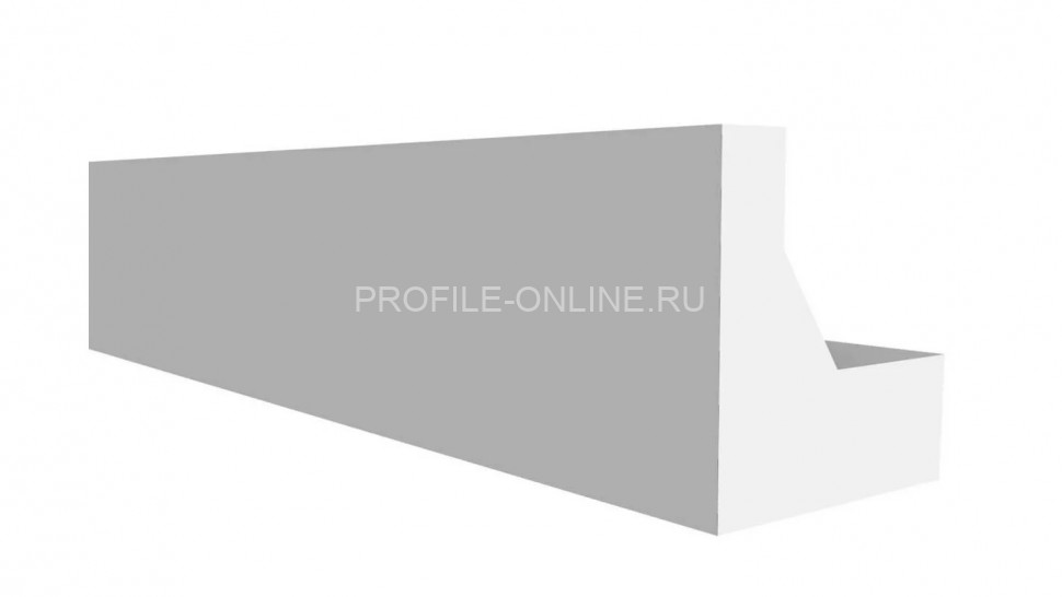 Декоративный молдинг 40х25 мм Decor-Dizayn DD616 полистирол белый, под покраску 2 м