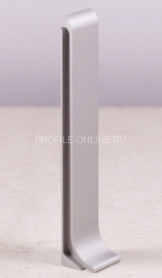 Соединитель для напольного плинтуса ПЛ-60 силумин