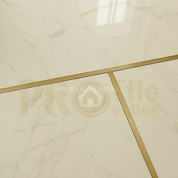 Латунный П-профиль PU 1012 OS 12х10х12 шлифованный 2,7м