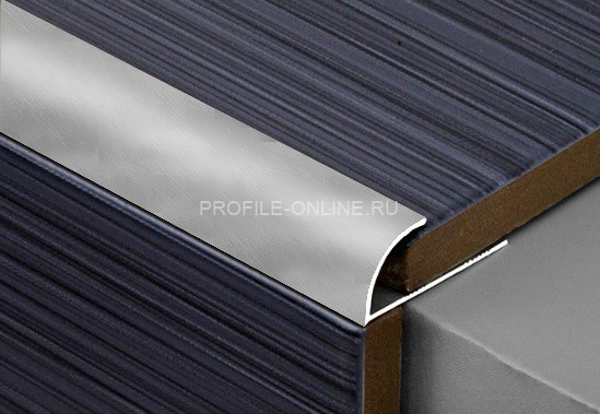 С-профиль алюминиевый 10 мм ПО-9 графит глянец 2,7 м