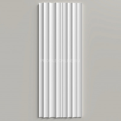 Отделочная стеновая декоративная панель 3D 150х11.2х2000 мм Decor-Dizayn DD923 из полистирола белая, под покраску 2 м