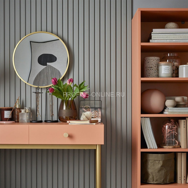 Стеновая реечная панель VOX LINERIO M-LINE серая 2650х122х12 мм