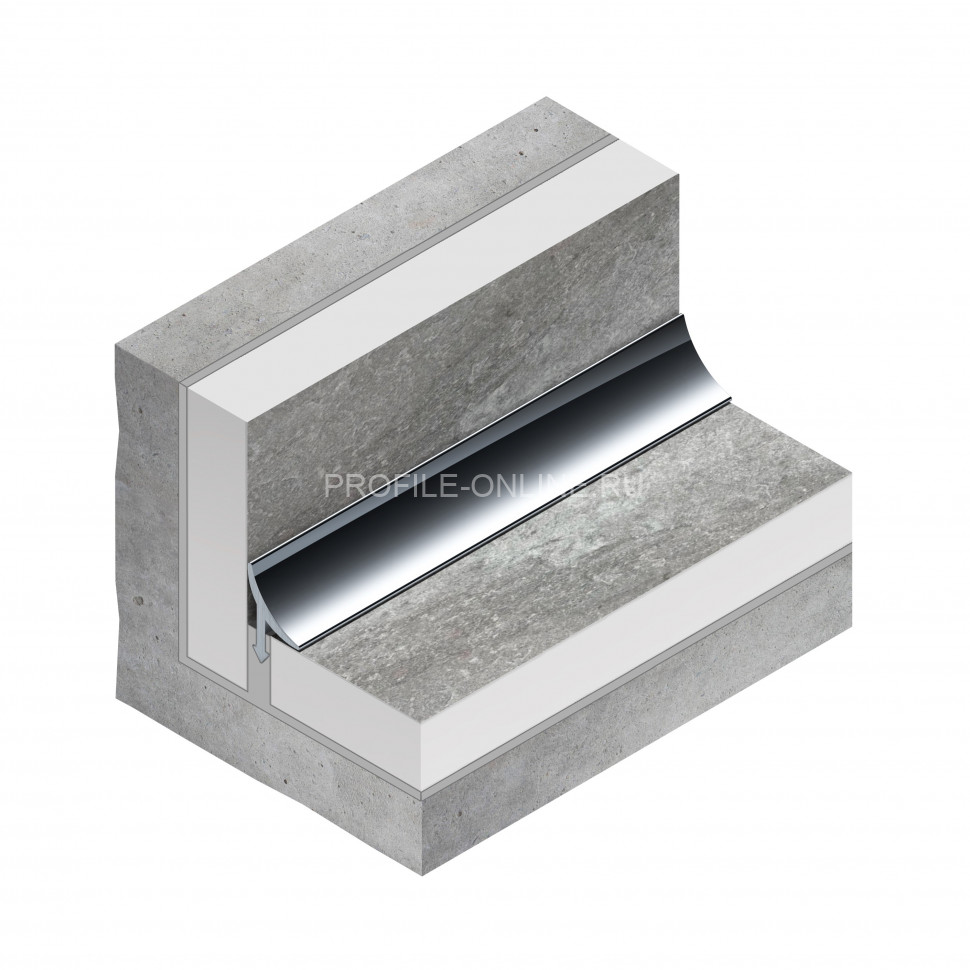 Внутренний угловой закладной профиль из алюминия 12 мм NEEXY PV30-18-MBL черный матовый 2.7м