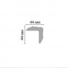 Молдинг гладкий DECOMASTER 96206F гибкий Flexible (44x44x2400) из полиуретана, белый под покраску