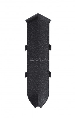 Угол внутренний для алюминиевого плинтуса 60 мм NEEXY I-AKBD60-SBL муар черный