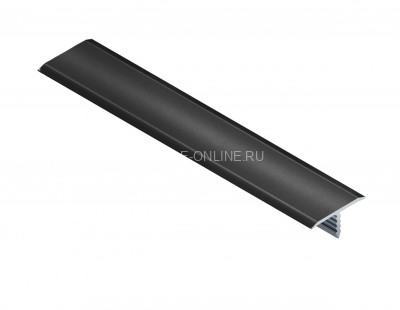 Т-образный профиль алюминиевый 10 мм NEEXY PV101-19 BBL черный блестящий 2.7 м