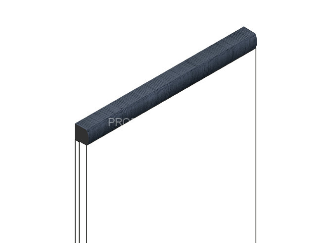 Декоративный молдинг HiWood D15V2 BU20 из фитополимера под дерево 15х15 мм 2.7 м