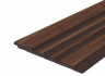 Отделочная стеновая декоративная панель с 3D эффектом Hiwood LV121 BR395 под дерево 120х12 мм из фитополимера 2,7 м