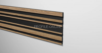 Отделочная стеновая декоративная панель 3D 150х10х3000 мм Decor-Dizayn 924-64SH из полистирола под дерево 3 м