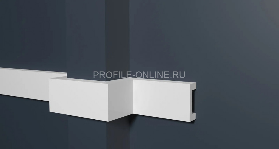 Декоративный молдинг 40х15 мм Decor-Dizayn DD618(3m) полистирол белый, под покраску 3 м