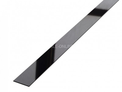 Полоса из нержавеющей стали 304 25 мм FBS 25 BP S.S.304 черная полированная 3 м