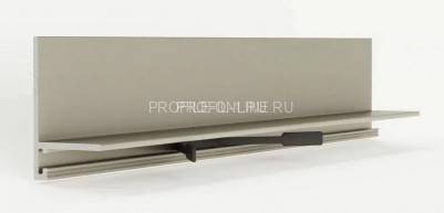 Алюминиевый микроплинтус скрытого монтажа 16х36 мм Laconistiq micro-L max светлый шампань 245 см