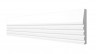 Декоративный молдинг 40х10 мм Decor-Dizayn DD619 полистирол белый, под покраску 2 м